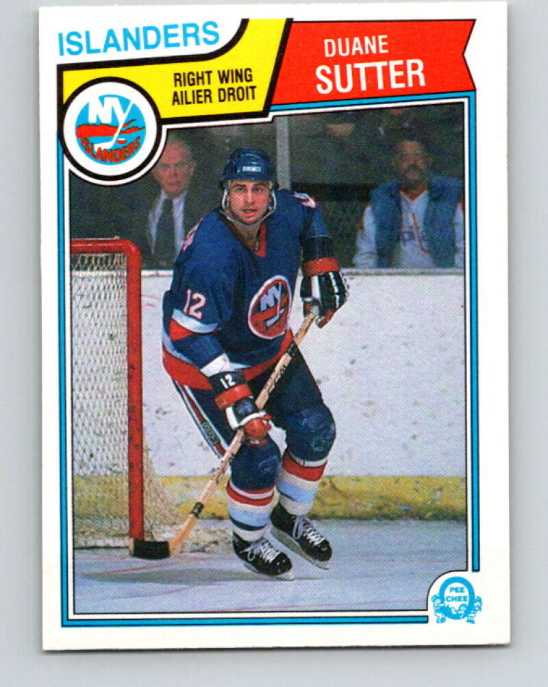 1983-84 O-Pee-Chee #19 Duane Sutter  New York Islanders  V26751