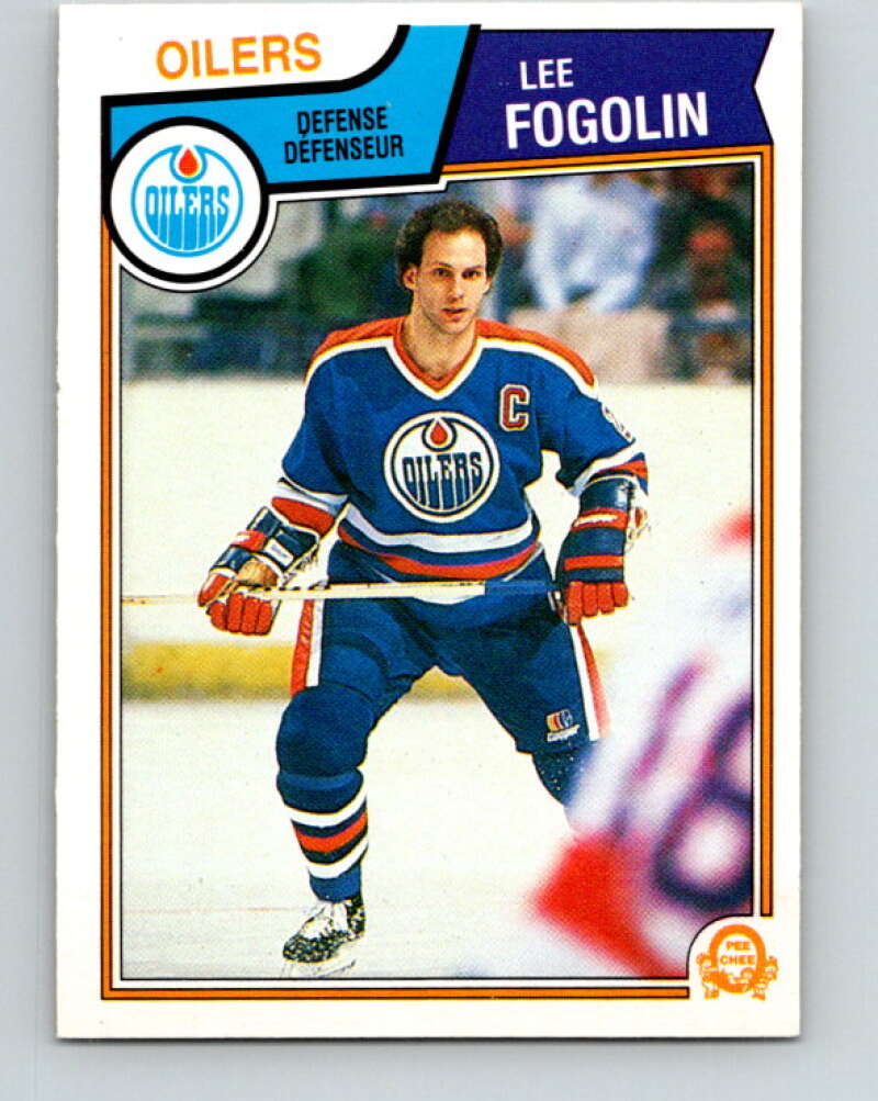 1983-84 O-Pee-Chee #26 Lee Fogolin  Edmonton Oilers  V26763