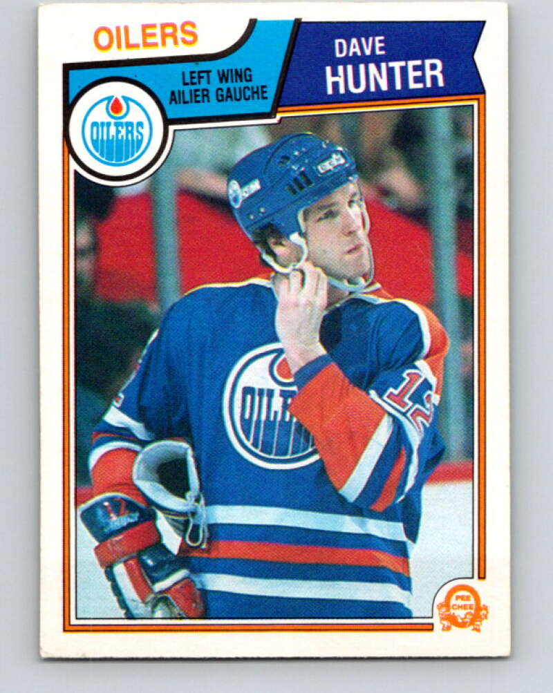 1983-84 O-Pee-Chee #32 Dave Hunter  Edmonton Oilers  V26781