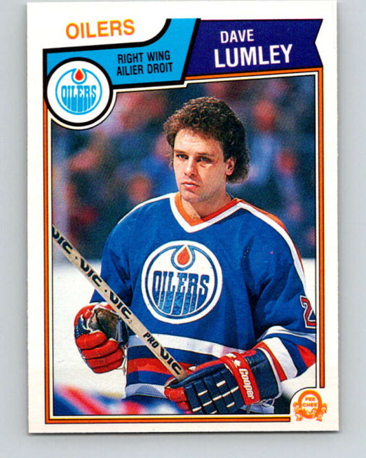 1983-84 O-Pee-Chee #38 Dave Lumley  Edmonton Oilers  V26805