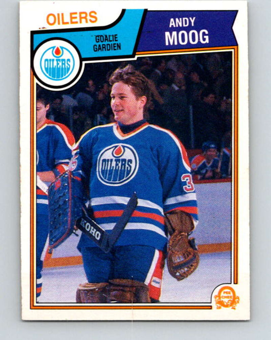1983-84 O-Pee-Chee #40 Andy Moog  Edmonton Oilers  V26812