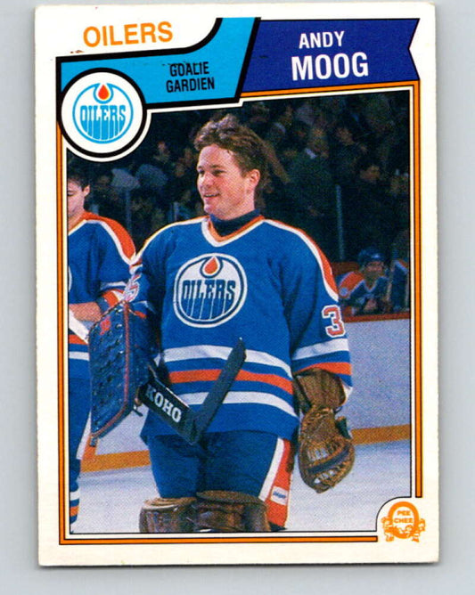 1983-84 O-Pee-Chee #40 Andy Moog  Edmonton Oilers  V26813