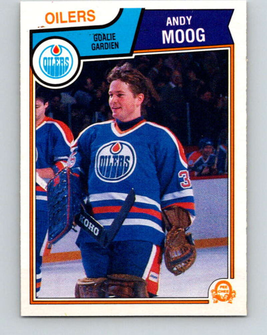 1983-84 O-Pee-Chee #40 Andy Moog  Edmonton Oilers  V26817
