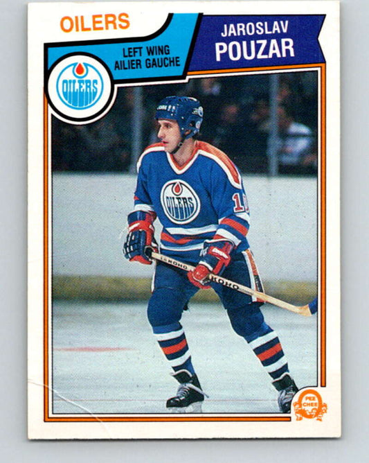 1983-84 O-Pee-Chee #41 Jaroslav Pouzar RC Rookie Oilers  V26818