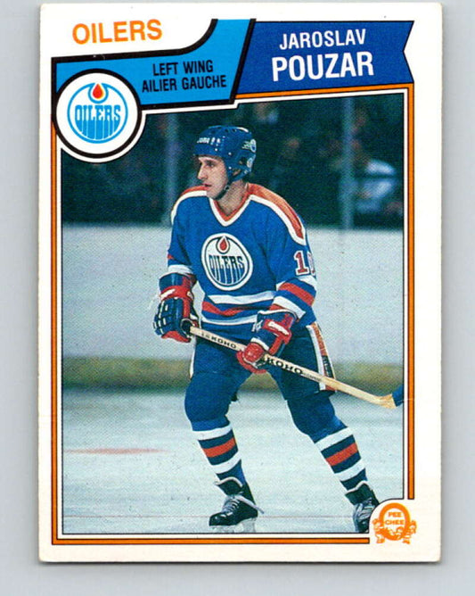 1983-84 O-Pee-Chee #41 Jaroslav Pouzar RC Rookie Oilers  V26819