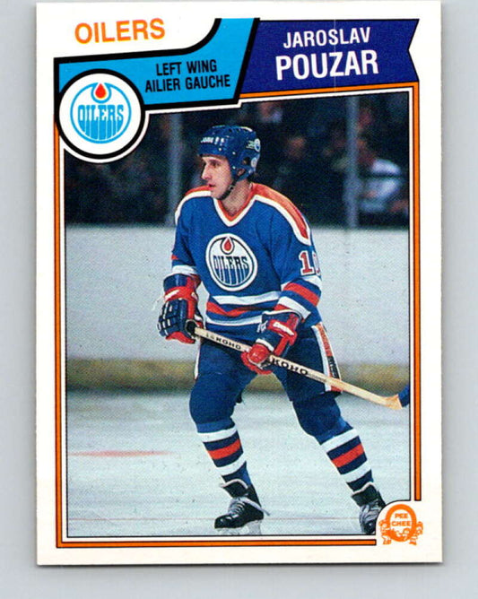 1983-84 O-Pee-Chee #41 Jaroslav Pouzar RC Rookie Oilers  V26820