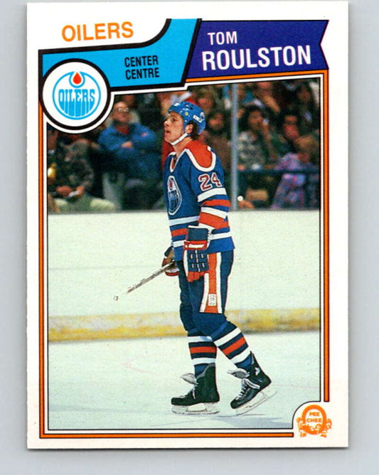 1983-84 O-Pee-Chee #42 Tom Roulston  Edmonton Oilers  V26823