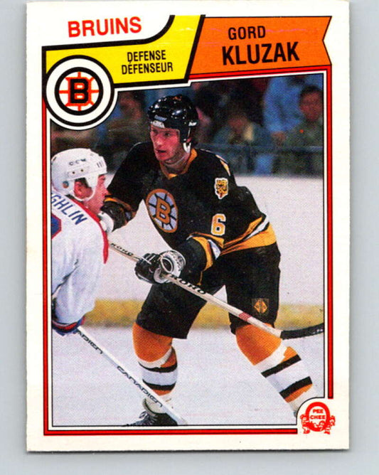 1983-84 O-Pee-Chee #51 Gord Kluzak  RC Rookie Boston Bruins  V26852