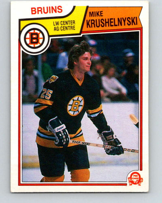 1983-84 O-Pee-Chee #52 Mike Krushelnyski RC Rookie Bruins  V26855