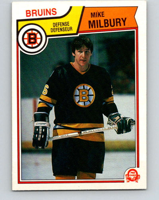 1983-84 O-Pee-Chee #55 Mike Milbury  Boston Bruins  V26862