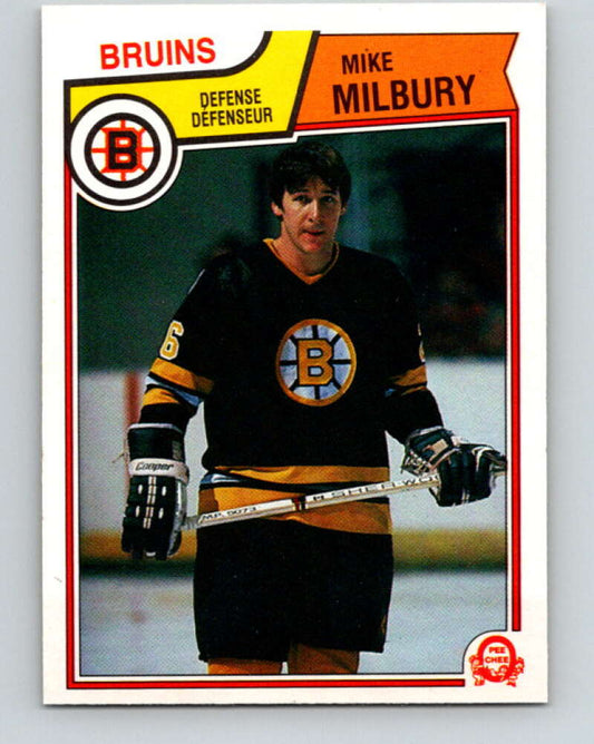 1983-84 O-Pee-Chee #55 Mike Milbury  Boston Bruins  V26863