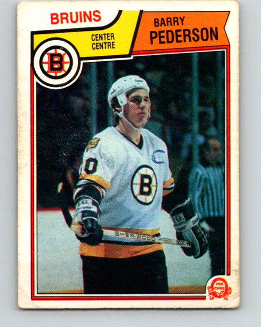 1983-84 O-Pee-Chee #57 Barry Pederson  Boston Bruins  V26870