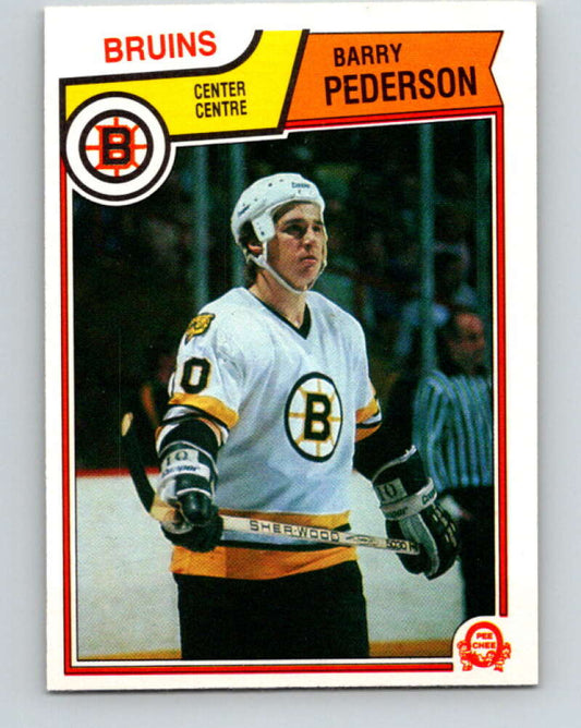 1983-84 O-Pee-Chee #57 Barry Pederson  Boston Bruins  V26874