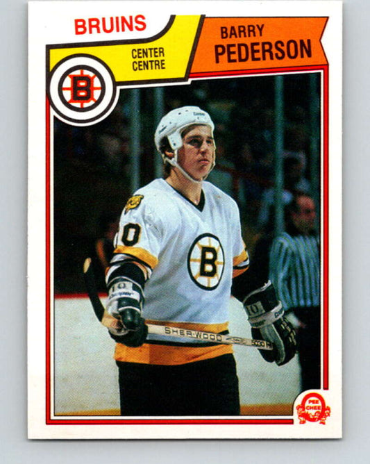 1983-84 O-Pee-Chee #57 Barry Pederson  Boston Bruins  V26875