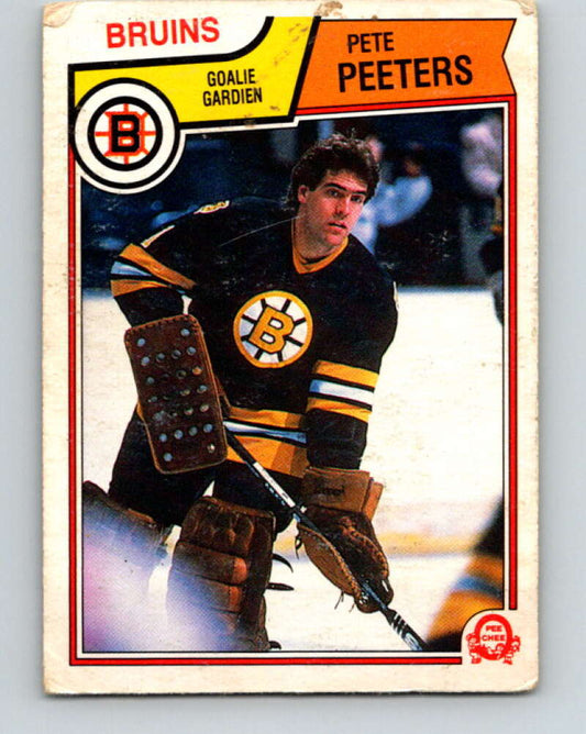 1983-84 O-Pee-Chee #58 Pete Peeters  Boston Bruins  V26877