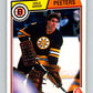 1983-84 O-Pee-Chee #58 Pete Peeters  Boston Bruins  V26880