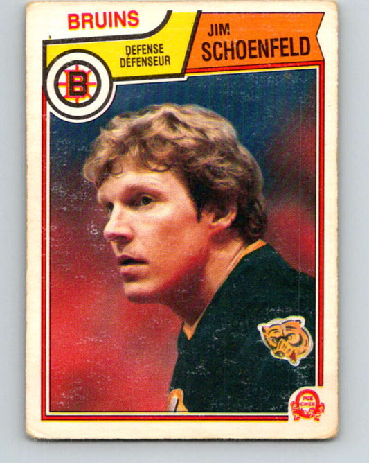 1983-84 O-Pee-Chee #59 Jim Schoenfeld  Boston Bruins  V26882
