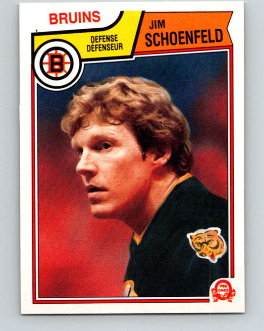 1983-84 O-Pee-Chee #59 Jim Schoenfeld  Boston Bruins  V26884