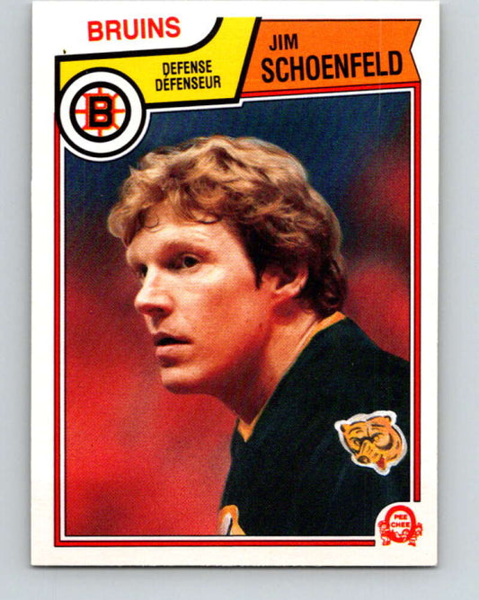 1983-84 O-Pee-Chee #59 Jim Schoenfeld  Boston Bruins  V26885