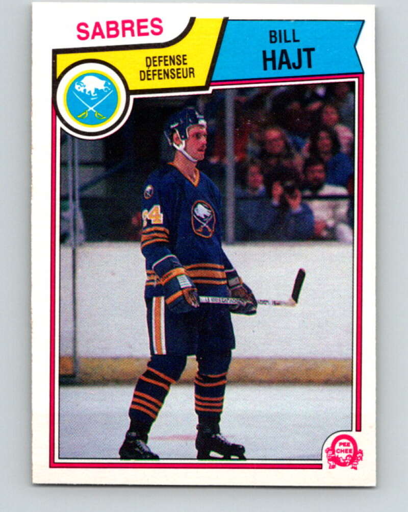 1983-84 O-Pee-Chee #64 Bill Hajt  Buffalo Sabres  V26898