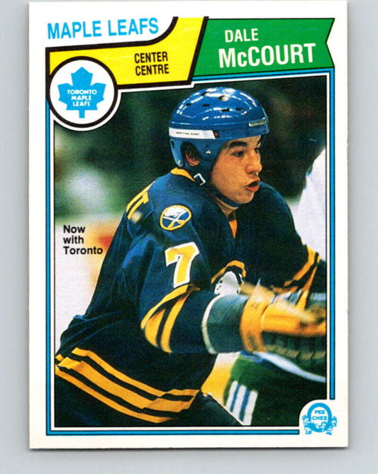 1983-84 O-Pee-Chee #66 Dale McCourt  Toronto Maple Leafs  V26900