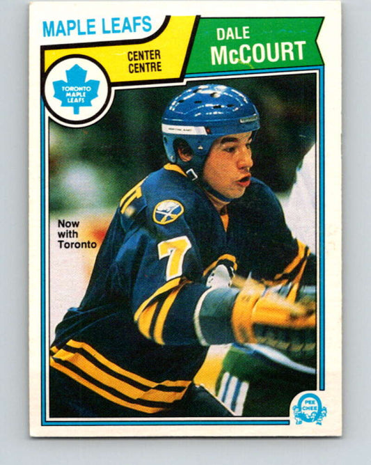 1983-84 O-Pee-Chee #66 Dale McCourt  Toronto Maple Leafs  V26901