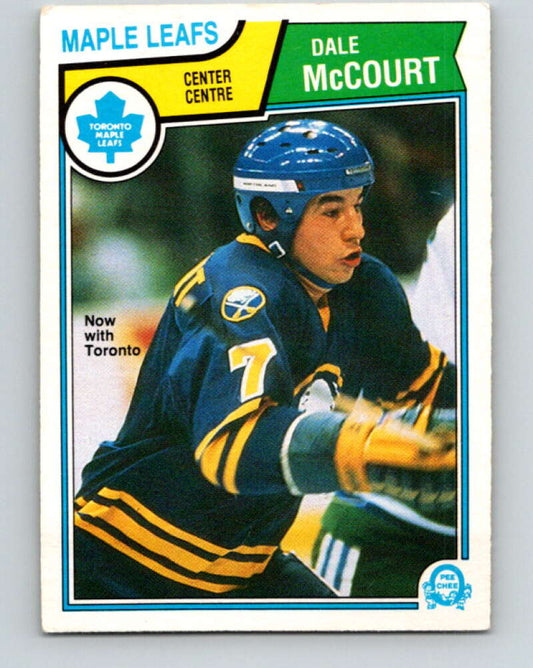 1983-84 O-Pee-Chee #66 Dale McCourt  Toronto Maple Leafs  V26905