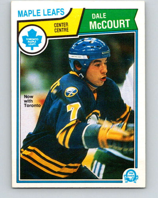1983-84 O-Pee-Chee #66 Dale McCourt  Toronto Maple Leafs  V26906