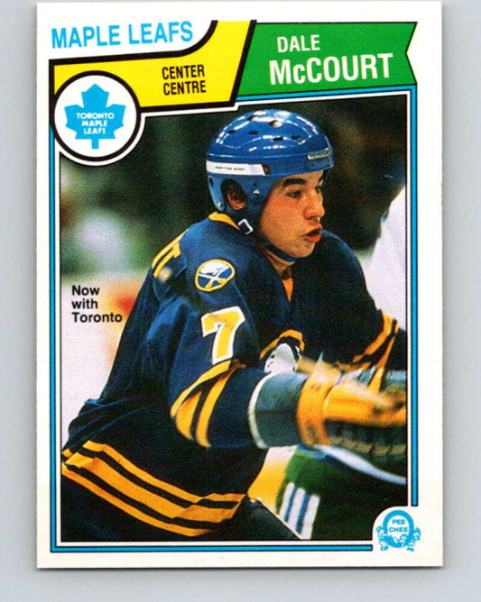 1983-84 O-Pee-Chee #66 Dale McCourt  Toronto Maple Leafs  V26907