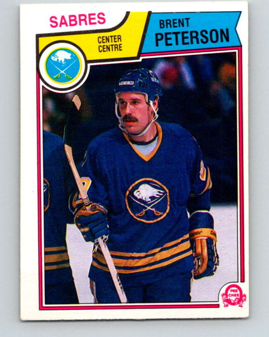 1983-84 O-Pee-Chee #68 Brent Peterson  RC Rookie Sabres  V26915
