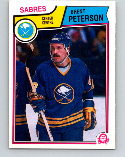 1983-84 O-Pee-Chee #68 Brent Peterson  RC Rookie Sabres  V26916