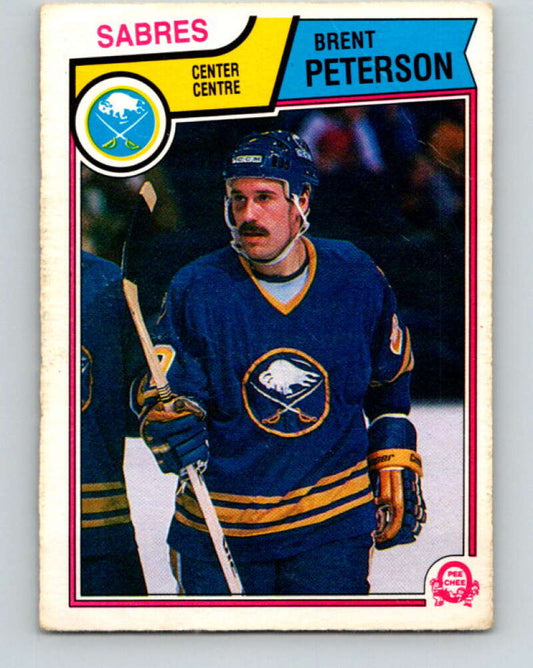 1983-84 O-Pee-Chee #68 Brent Peterson  RC Rookie Sabres  V26917
