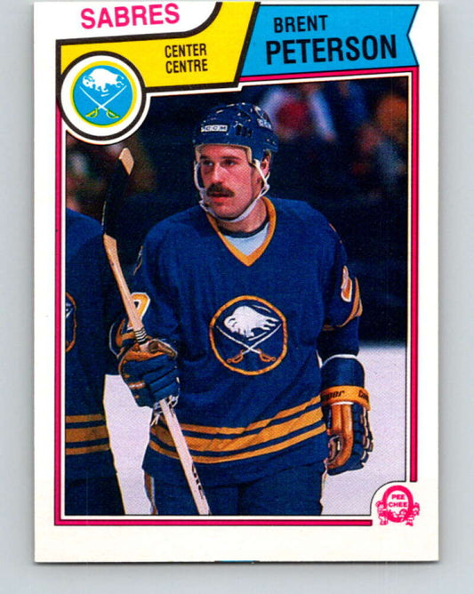 1983-84 O-Pee-Chee #68 Brent Peterson  RC Rookie Sabres  V26918
