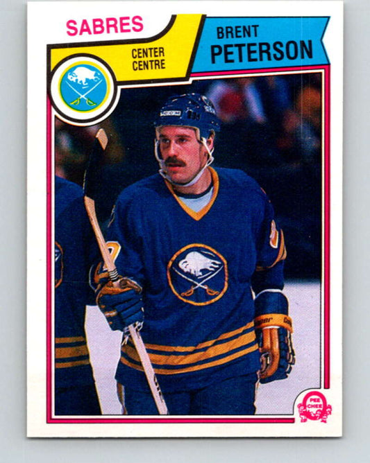 1983-84 O-Pee-Chee #68 Brent Peterson  RC Rookie Sabres  V26919
