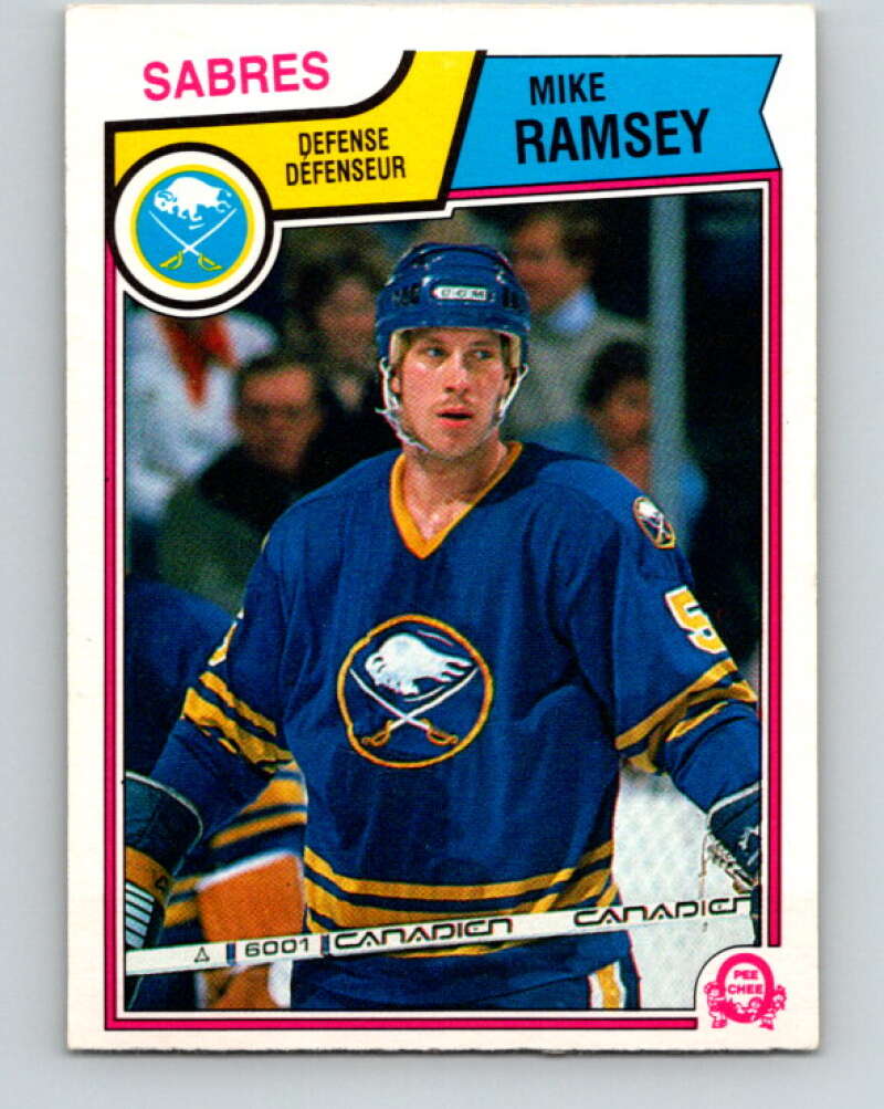 1983-84 O-Pee-Chee #70 Mike Ramsey  Buffalo Sabres  V26929