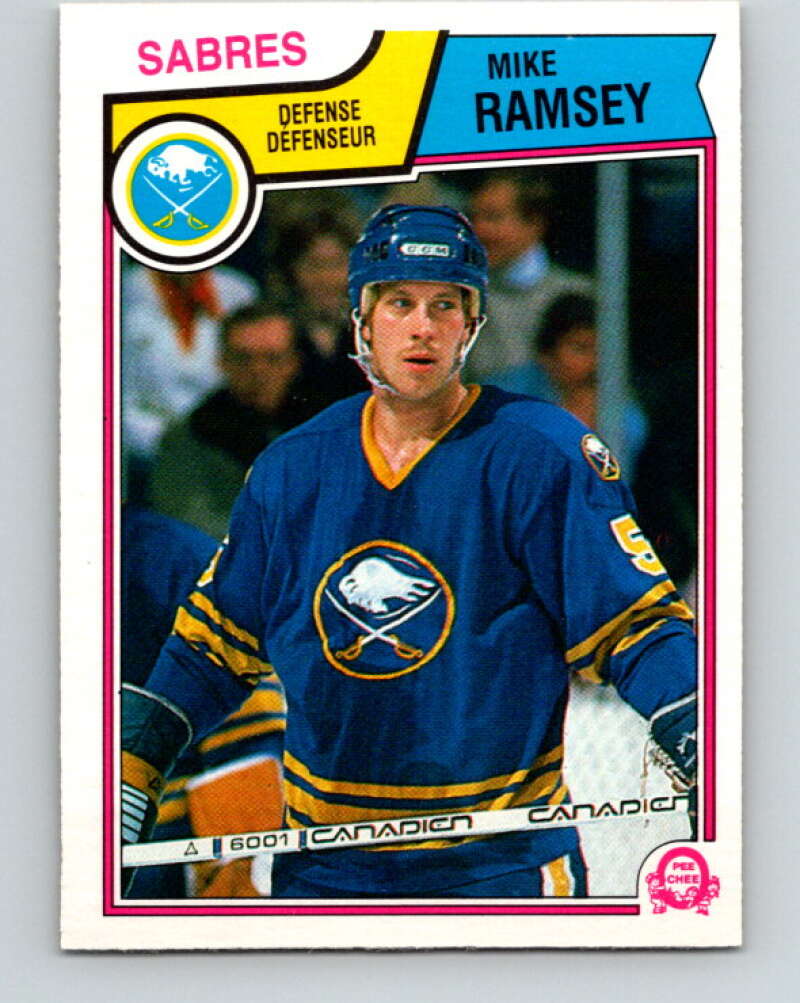 1983-84 O-Pee-Chee #70 Mike Ramsey  Buffalo Sabres  V26930