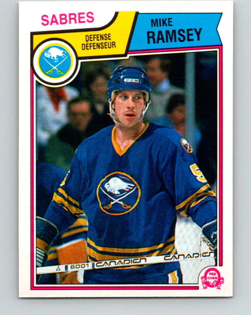 1983-84 O-Pee-Chee #70 Mike Ramsey  Buffalo Sabres  V26932