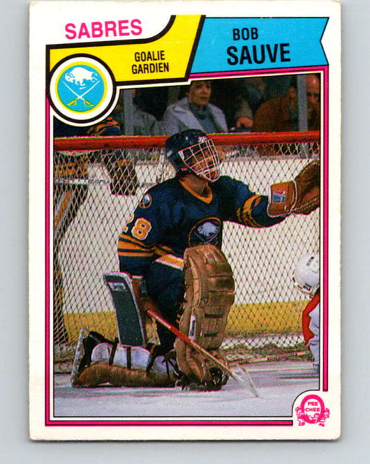 1983-84 O-Pee-Chee #71 Bob Sauve  Buffalo Sabres  V26934