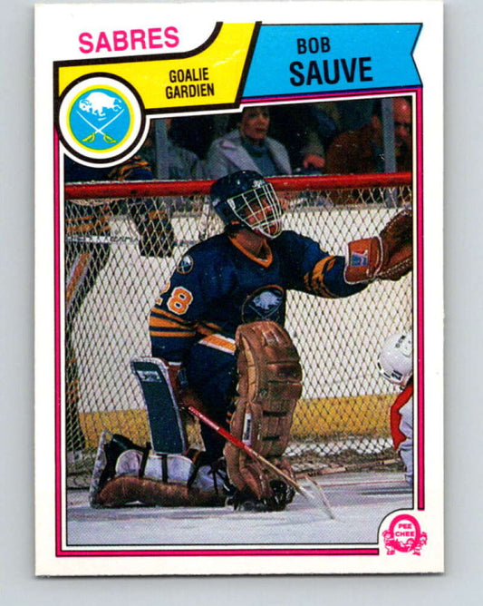 1983-84 O-Pee-Chee #71 Bob Sauve  Buffalo Sabres  V26935