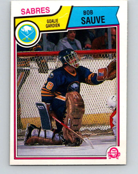 1983-84 O-Pee-Chee #71 Bob Sauve  Buffalo Sabres  V26936