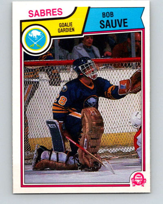 1983-84 O-Pee-Chee #71 Bob Sauve  Buffalo Sabres  V26937