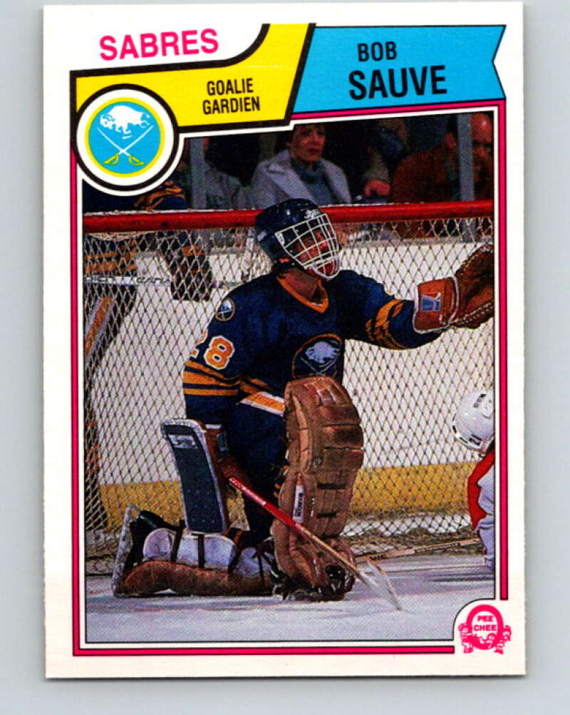 1983-84 O-Pee-Chee #71 Bob Sauve  Buffalo Sabres  V26937