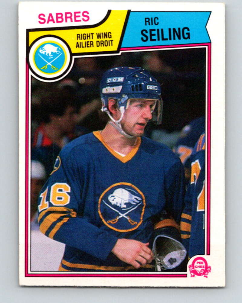 1983-84 O-Pee-Chee #72 Ric Seiling  Buffalo Sabres  V26938