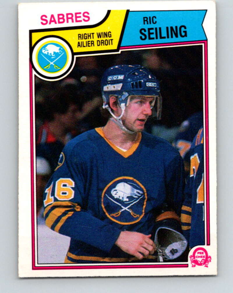 1983-84 O-Pee-Chee #72 Ric Seiling  Buffalo Sabres  V26939