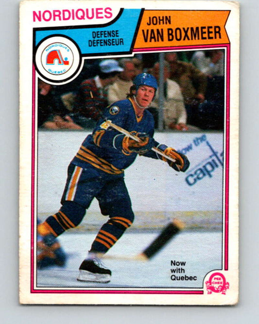 1983-84 O-Pee-Chee #73 John Van Boxmeer  Quebec Nordiques  V26943