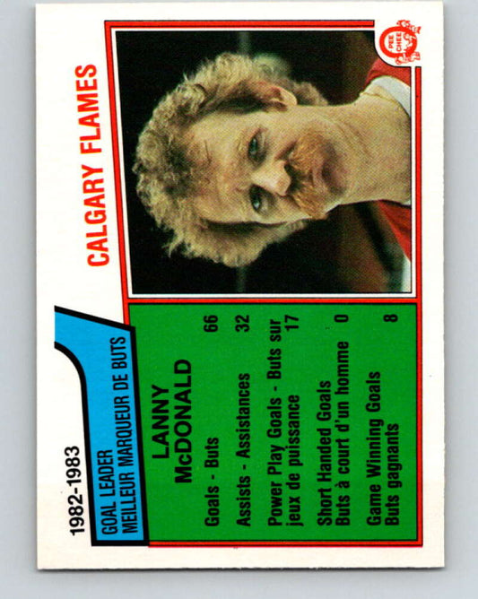 1983-84 O-Pee-Chee #74 Lanny McDonald TL  Calgary Flames  V26947
