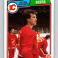 1983-84 O-Pee-Chee #76 Ed Beers  RC Rookie Calgary Flames  V26951