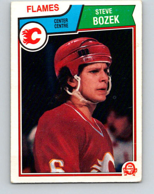 1983-84 O-Pee-Chee #77 Steve Bozek  Calgary Flames  V26952