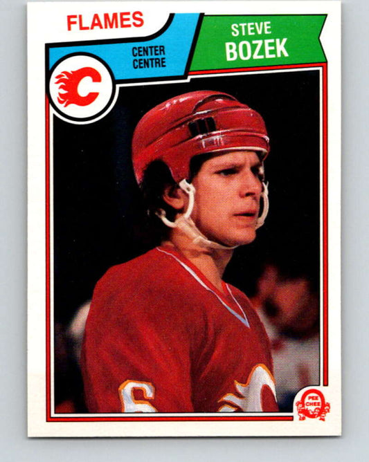 1983-84 O-Pee-Chee #77 Steve Bozek  Calgary Flames  V26953