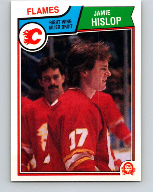 1983-84 O-Pee-Chee #83 Jamie Hislop  Calgary Flames  V26975